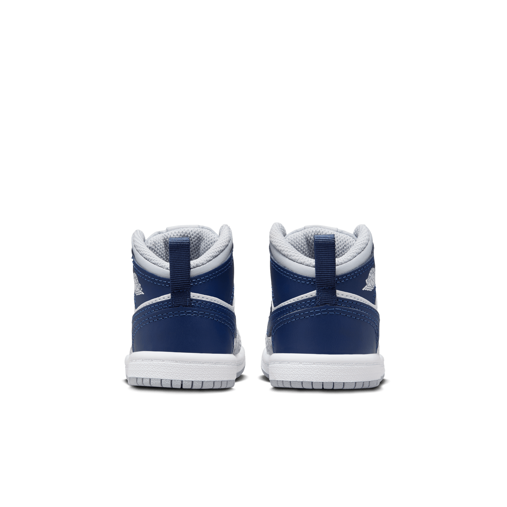 Baby/Toddler Jordan 1 Mid "Wolf Grey Midnight Navy"