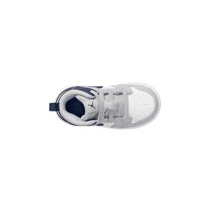 Baby/Toddler Jordan 1 Mid "Wolf Grey Midnight Navy"