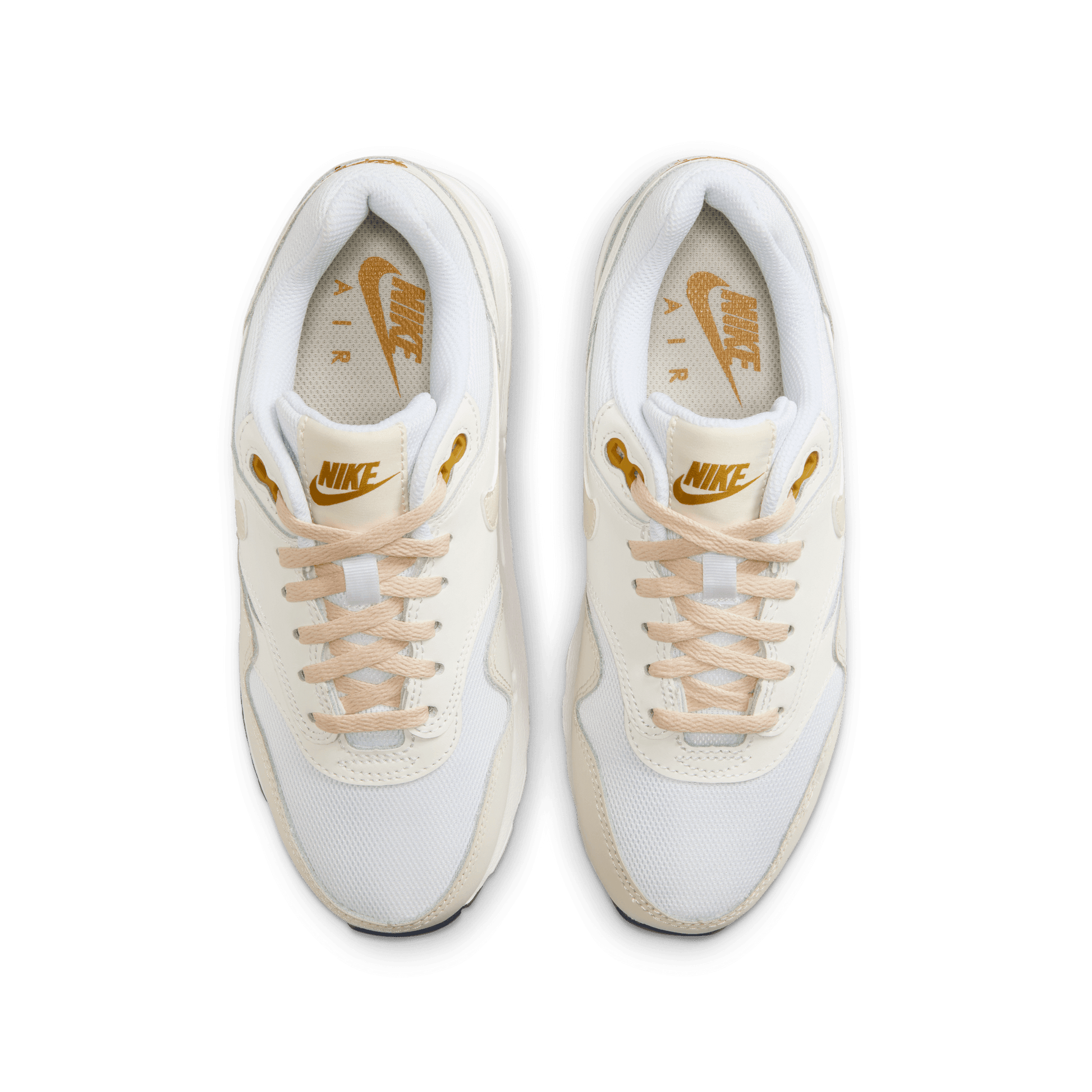 Big Kids' Air Max 1 "White Bronzine"