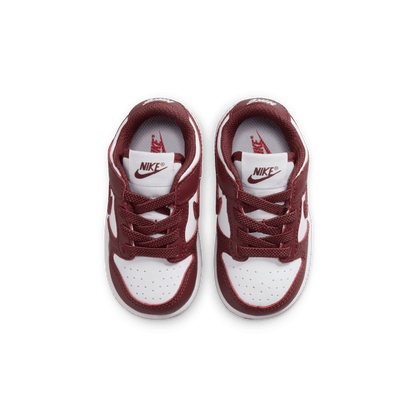 Baby/Toddler Nike Dunk Low "White Gym Red Redwood"