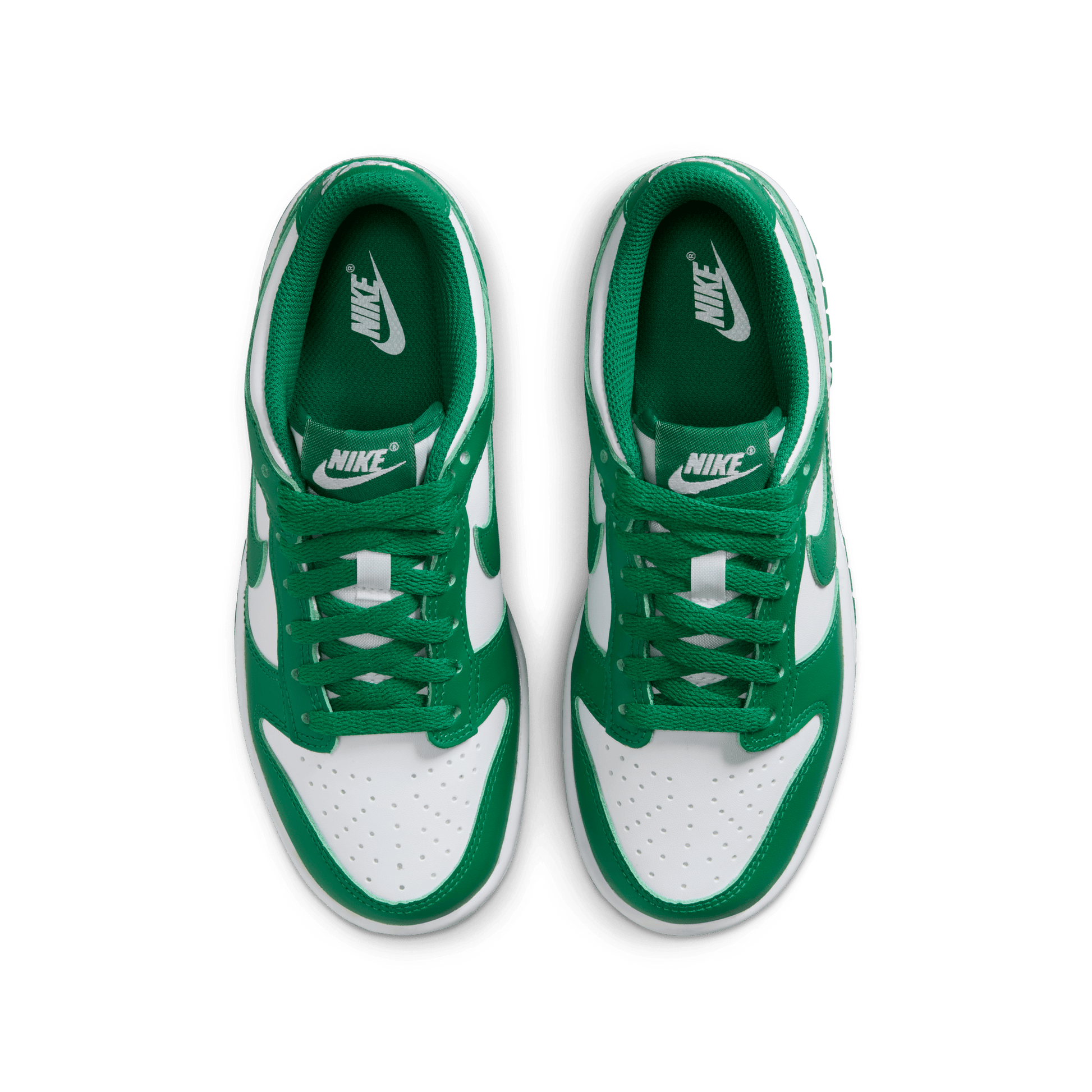 Big Kids' Nike Dunk Low "White Malachite"