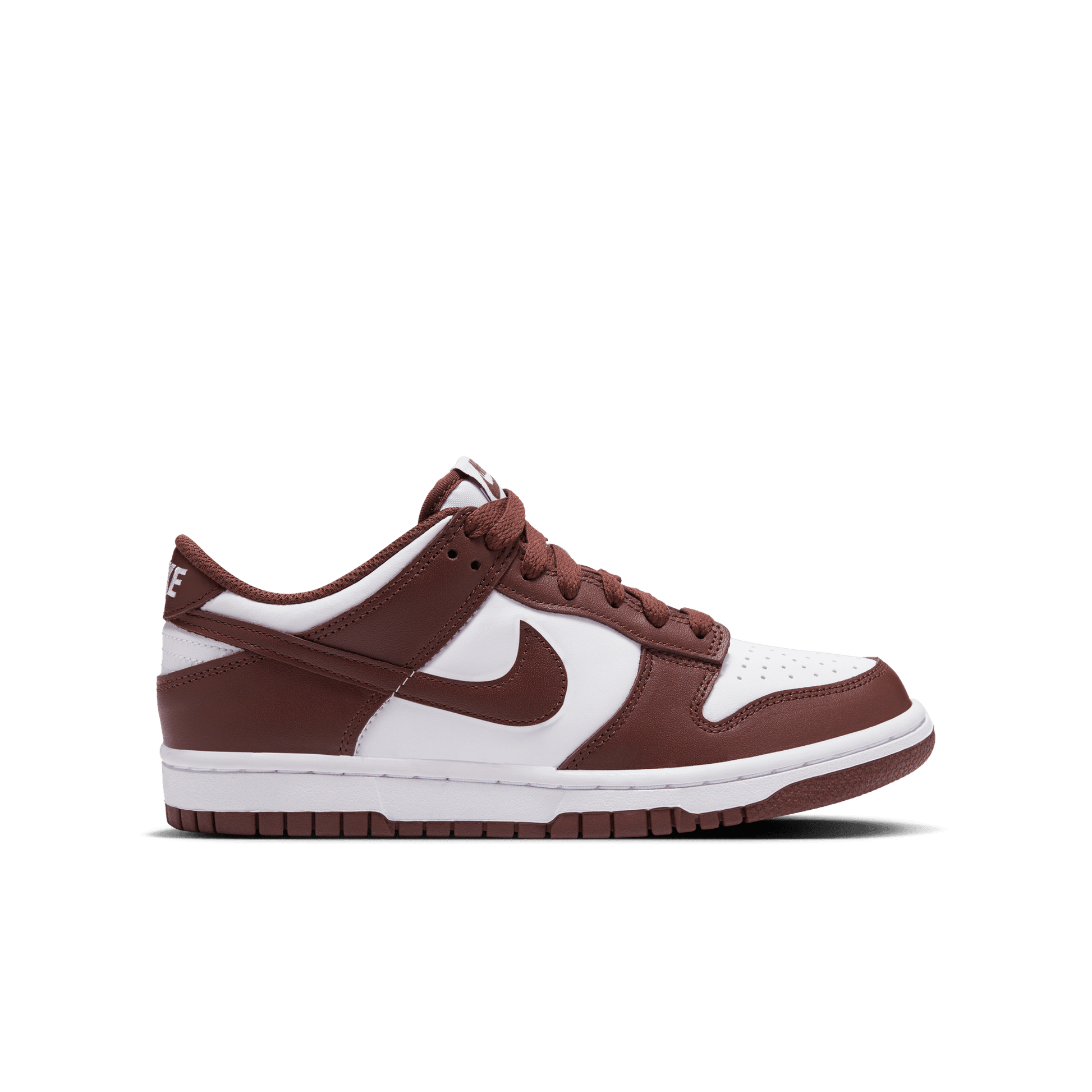 Big Kids' Nike Dunk Low "Redwood-Gym Red White"