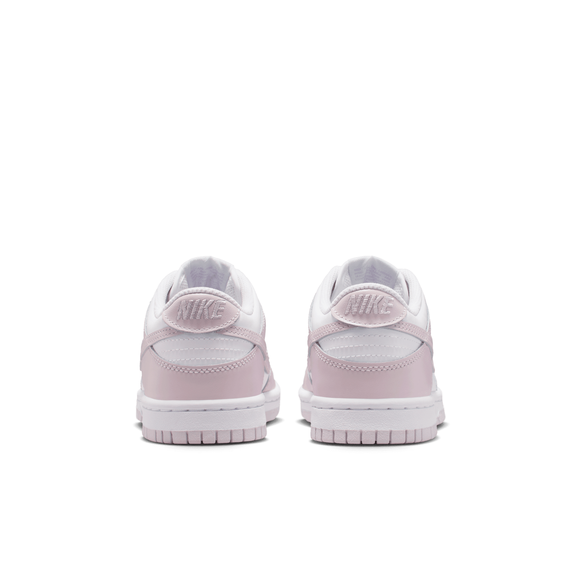 Big Kids' Nike Dunk Low "White Light Violet"