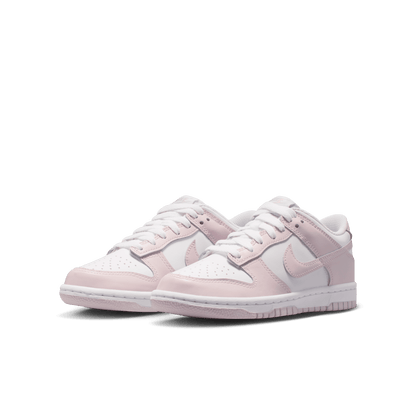 Big Kids' Nike Dunk Low "White Light Violet"