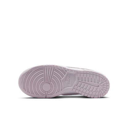 Big Kids' Nike Dunk Low "White Light Violet"