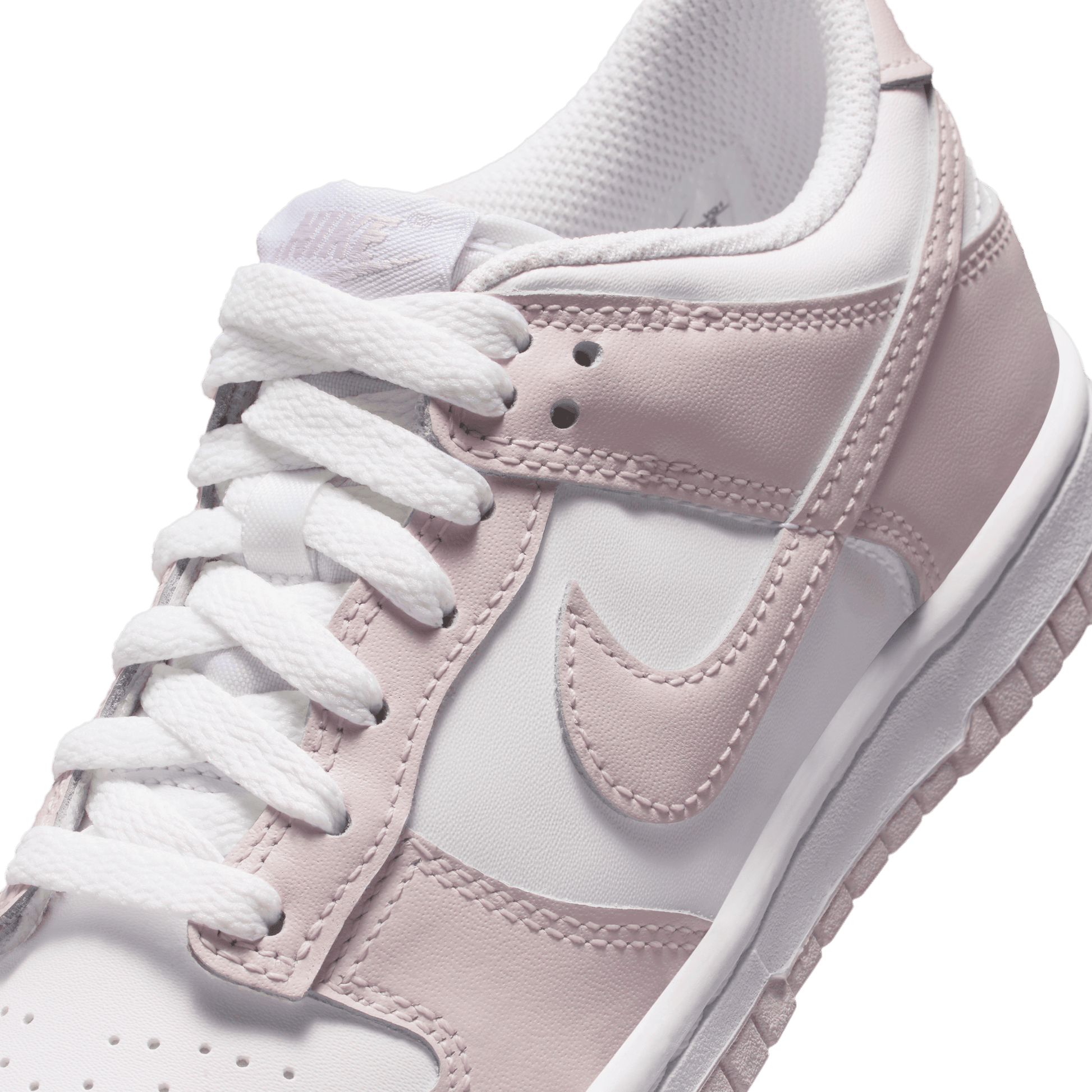 Big Kids' Nike Dunk Low "White Light Violet"