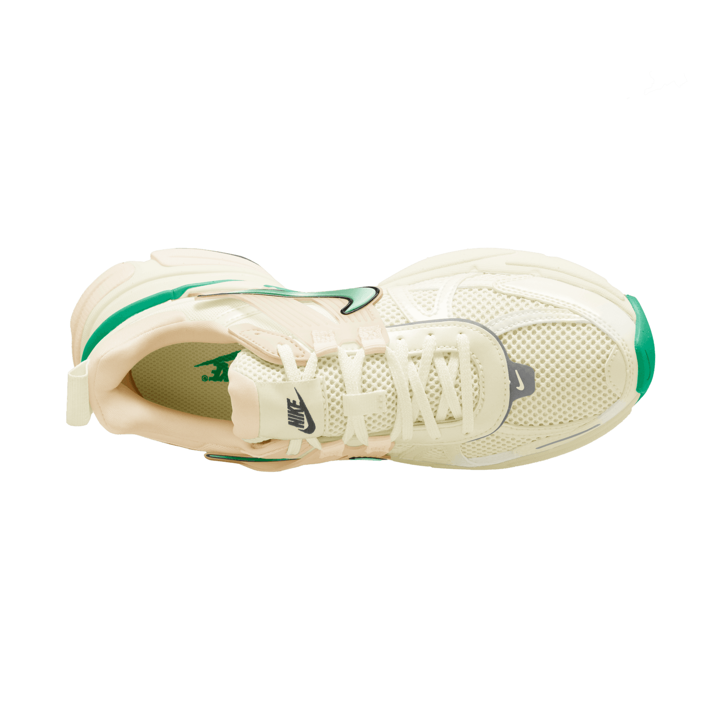 Women's Nike V2K Run "Pale Ivory Black Stadium Green"