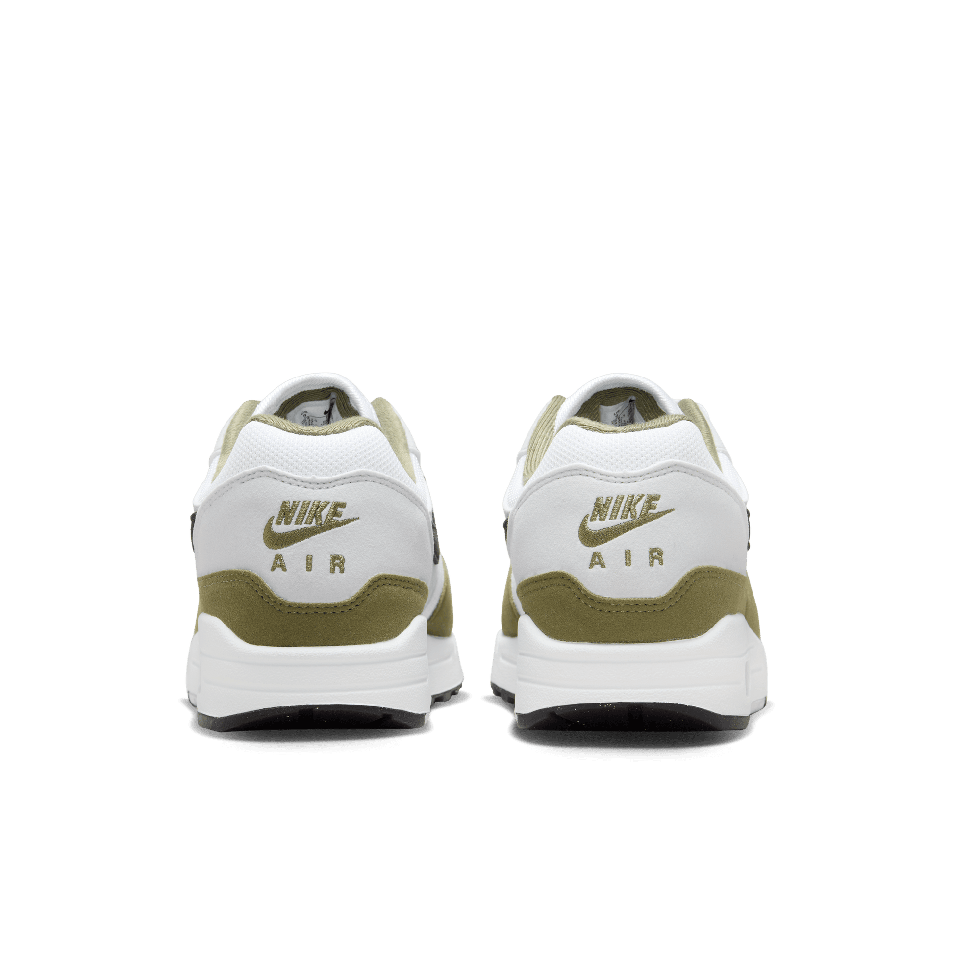 Men's Nike Air Max 1 "White Black Medium Olive"