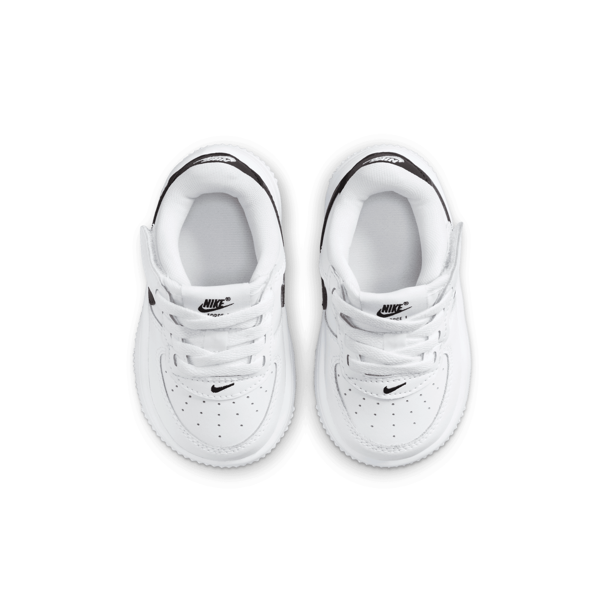 Baby/Toddler Nike Force 1 Low EasyOn "White Black" (Unisex)