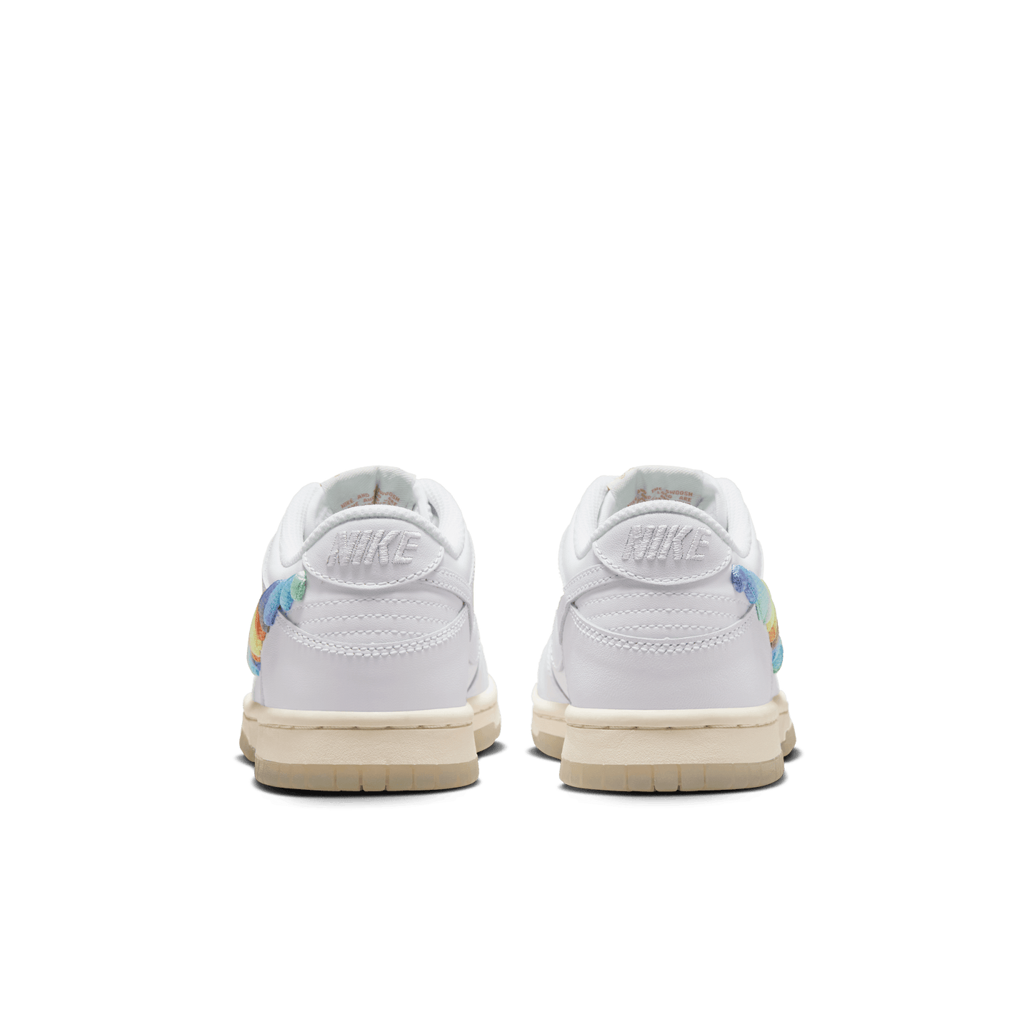 Big Kids' Nike Dunk Low SE "Rainbow Swoosh"