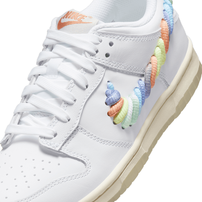 Big Kids' Nike Dunk Low SE "Rainbow Swoosh"