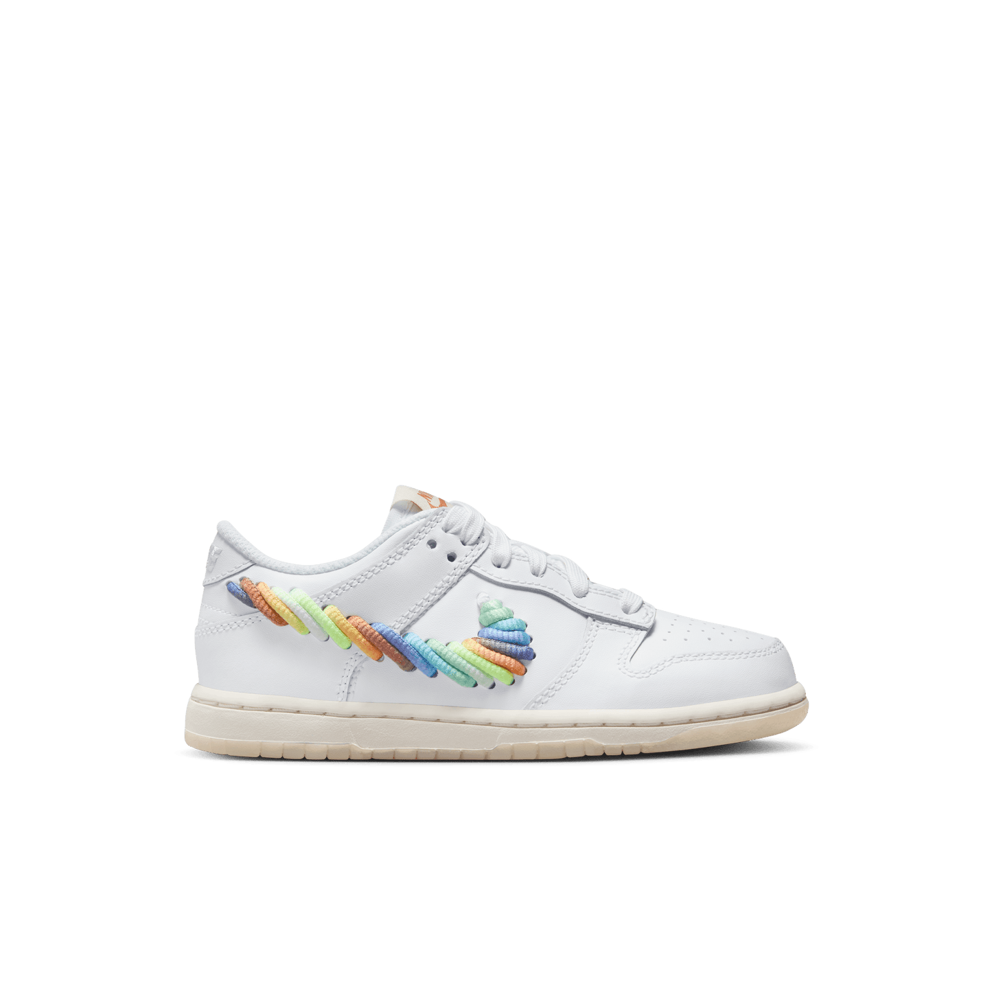 Little Kids' Nike Dunk Low SE "Rainbow Swoosh"