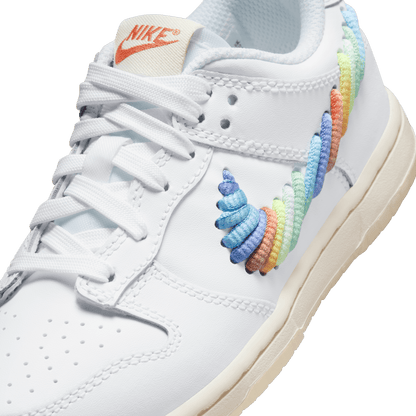 Little Kids' Nike Dunk Low SE "Rainbow Swoosh"