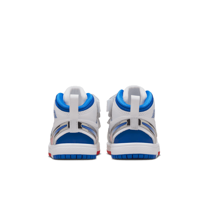 Baby/Toddler Jordan 1 Mid EasyOn "White Siren Red Blue"