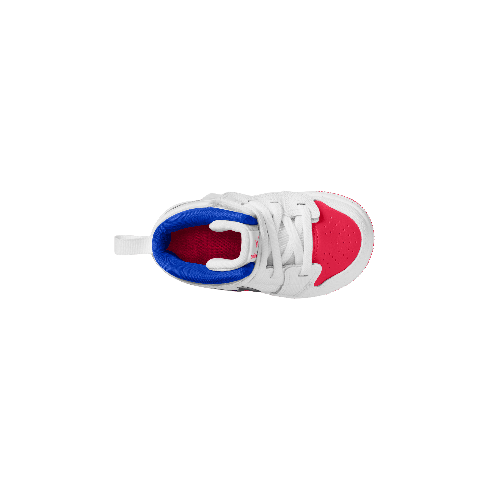 Baby/Toddler Jordan 1 Mid EasyOn "White Siren Red Blue"