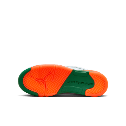 Big Kids' Air Jordan 5 Retro Low "Miami Hurricanes"
