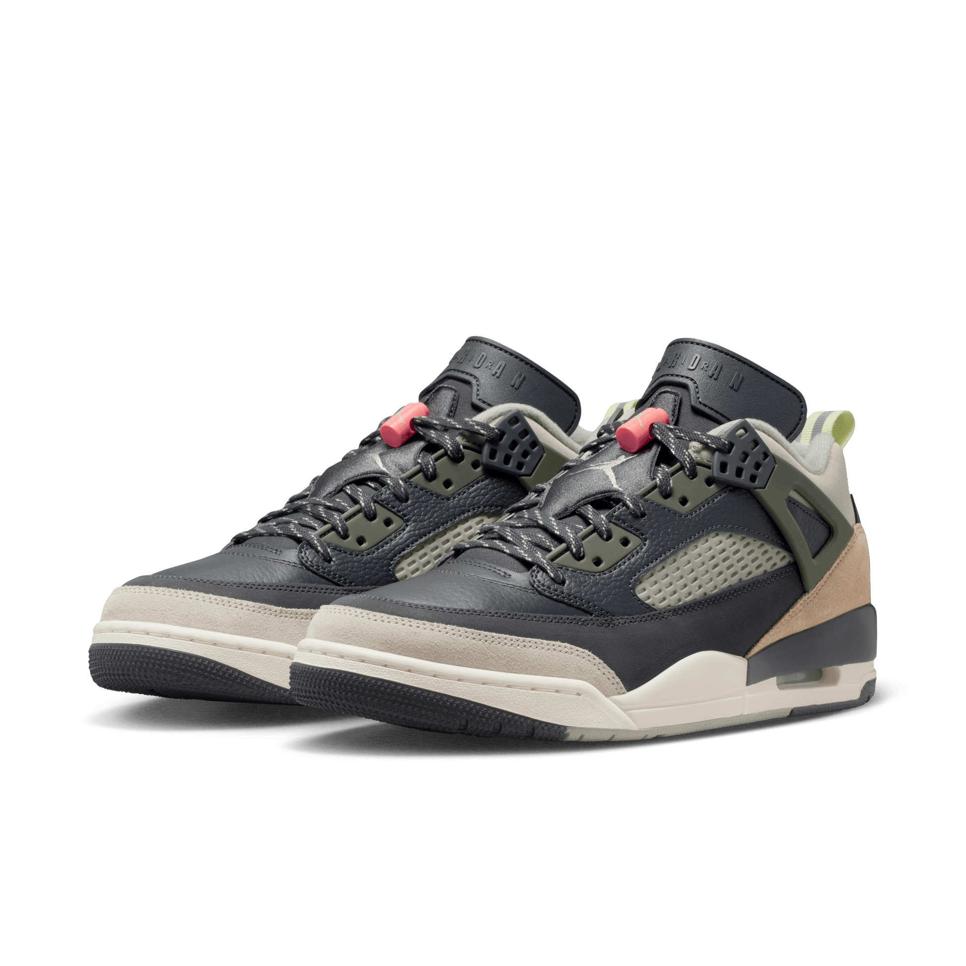 Men's Jordan Spizike Low "Anthracite Mango Cargo Khaki"