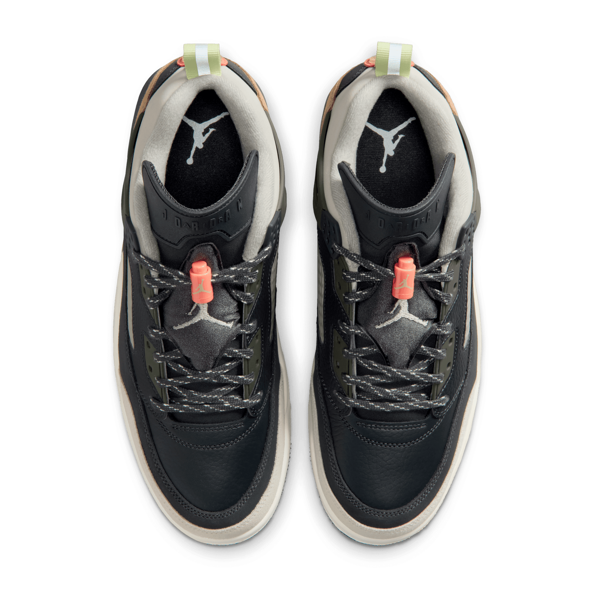 Men's Jordan Spizike Low "Anthracite Mango Cargo Khaki"