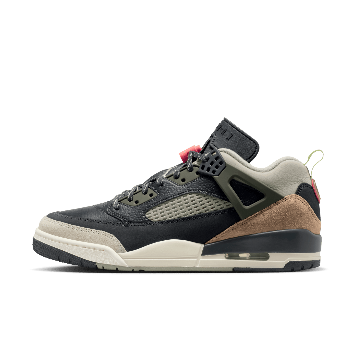 Men's Jordan Spizike Low "Anthracite Mango Cargo Khaki"