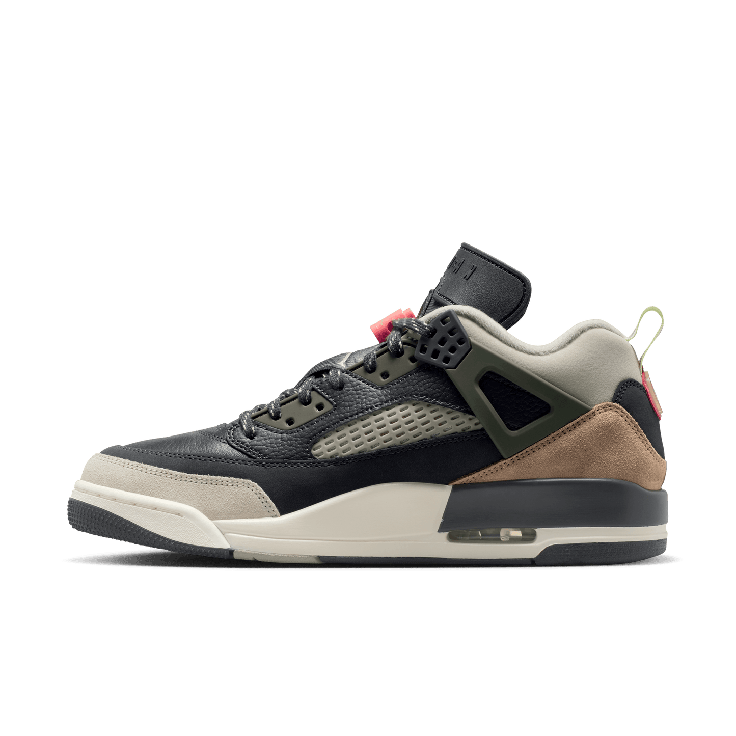 Men's Jordan Spizike Low "Anthracite Mango Cargo Khaki"