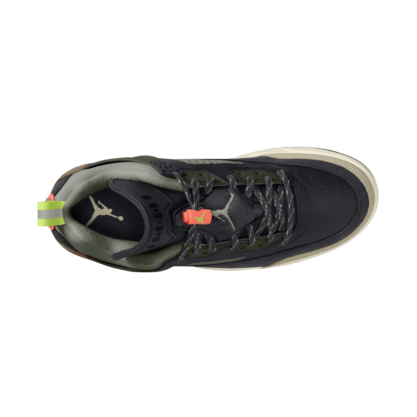 Men's Jordan Spizike Low "Anthracite Mango Cargo Khaki"