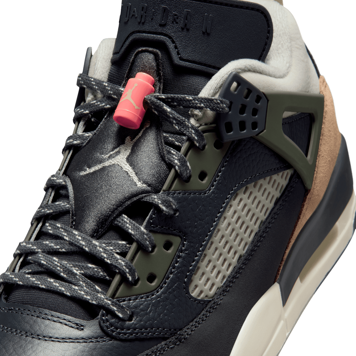 Men's Jordan Spizike Low "Anthracite Mango Cargo Khaki"