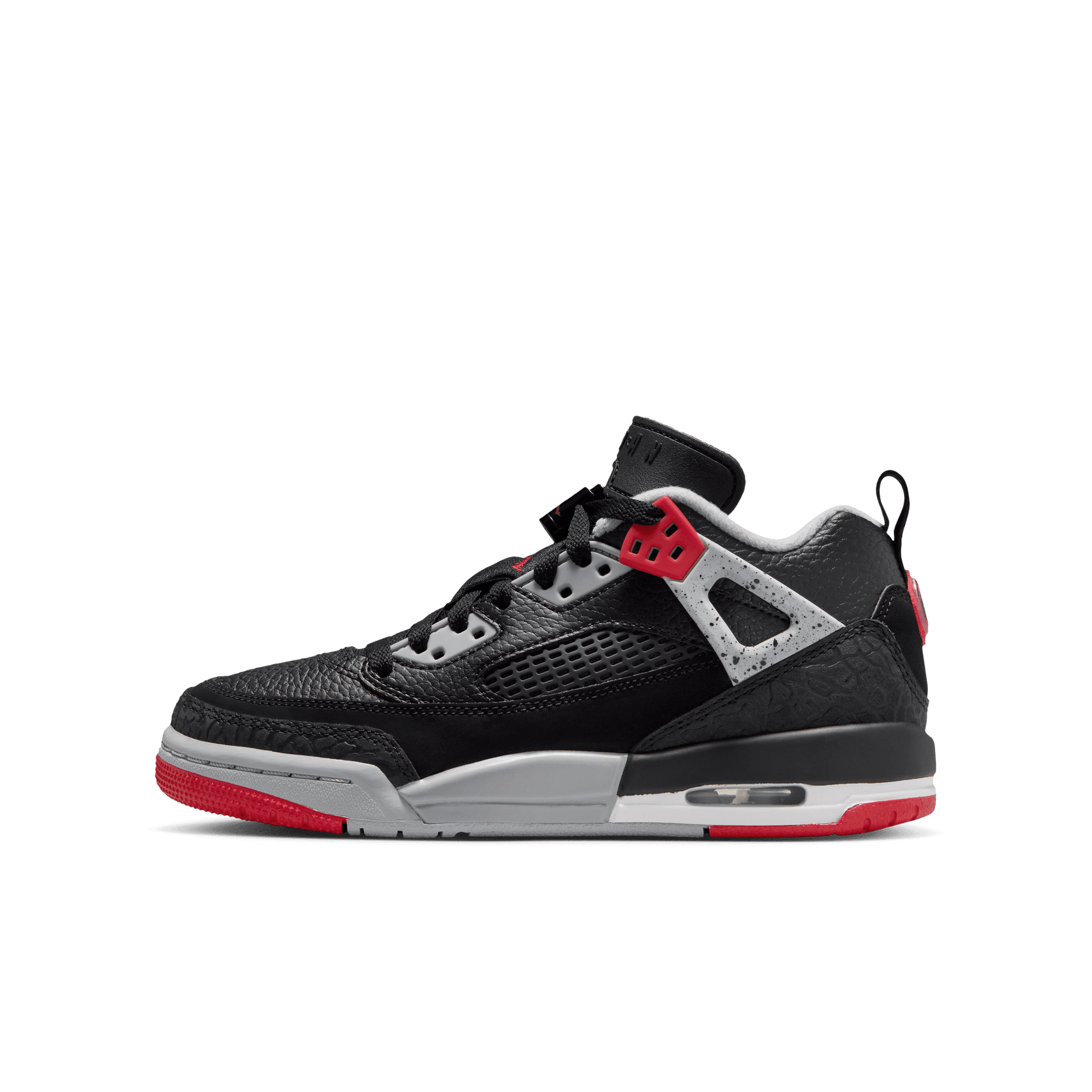Big Kids' Jordan Spizike Low "Black Cement"