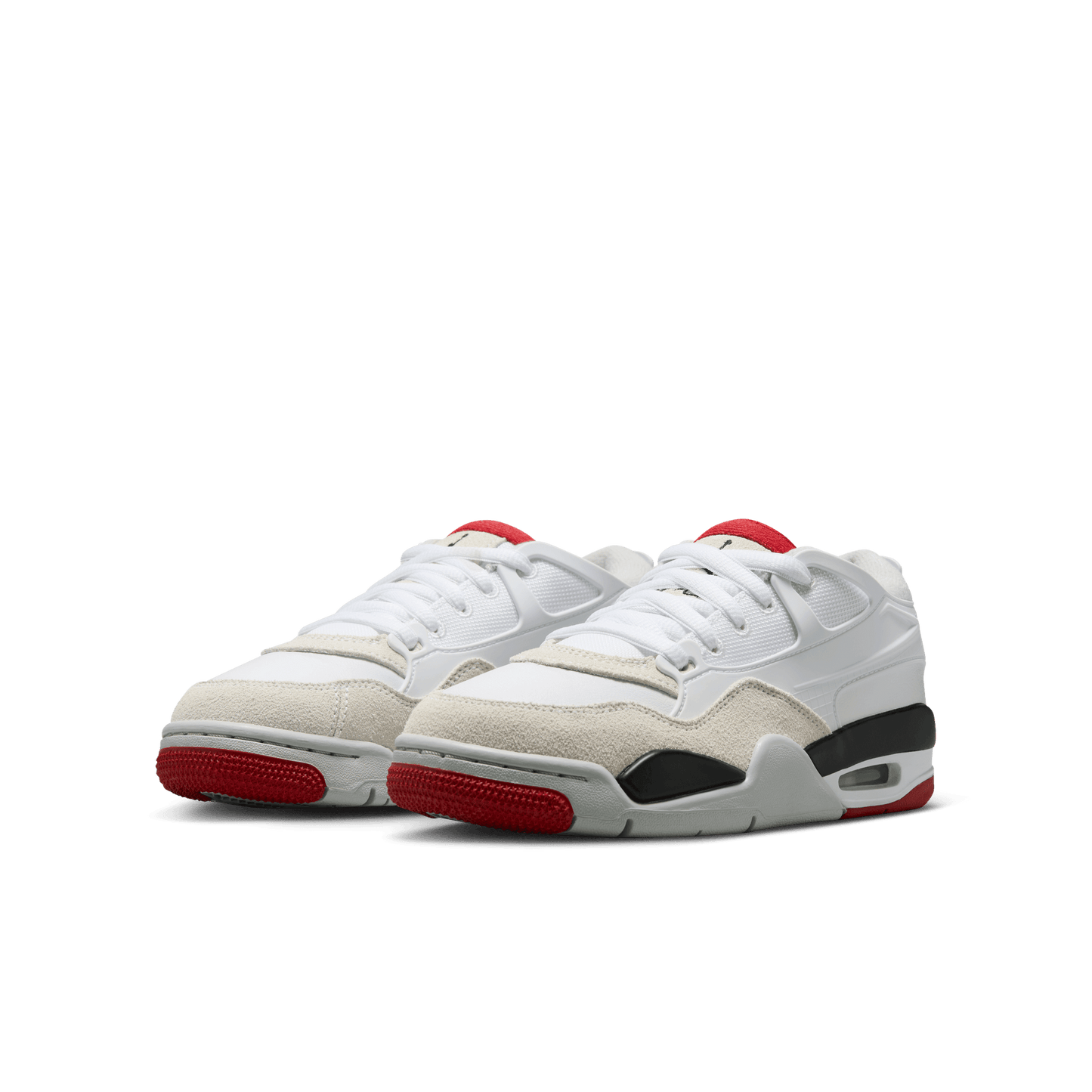 Big Kids' Air Jordan 4RM "White Fire Red"