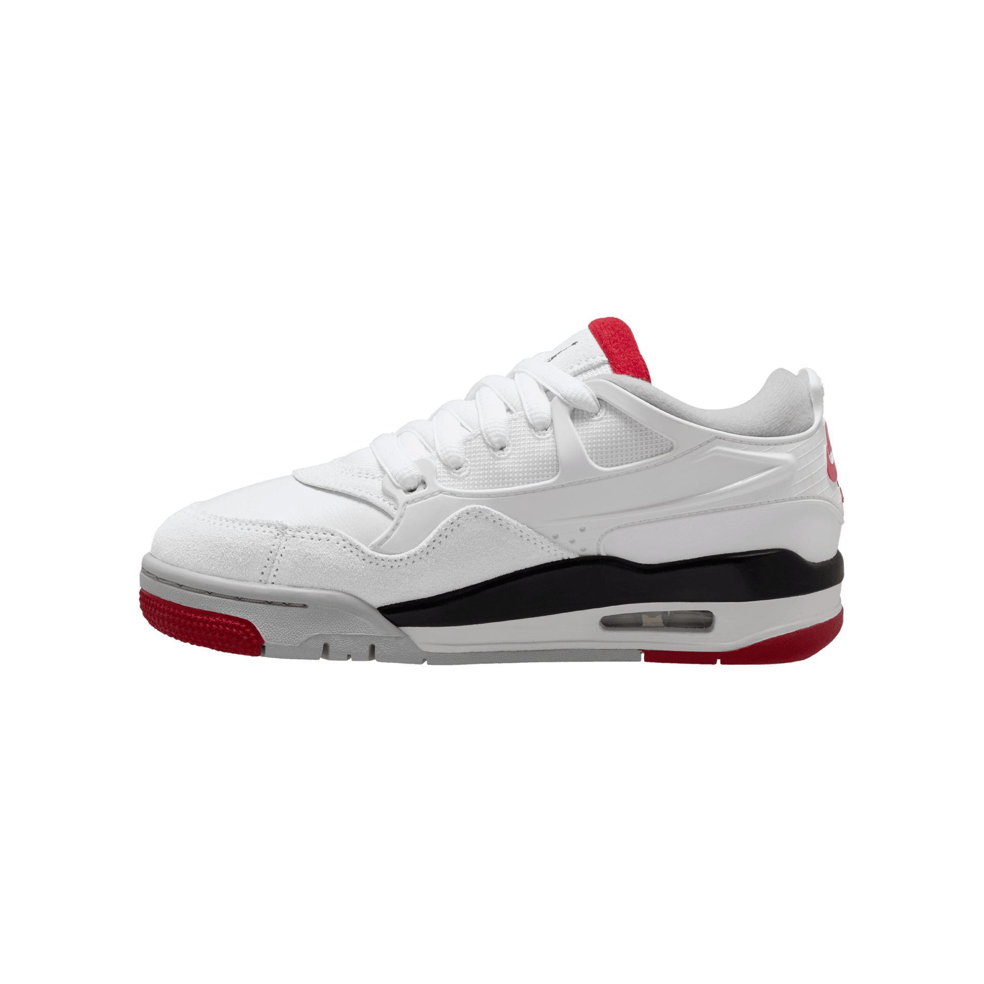 Big Kids' Air Jordan 4RM "White Fire Red"