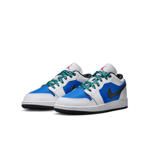 Big Kids' Air Jordan 1 Low SE "Royal Hyper Jade"