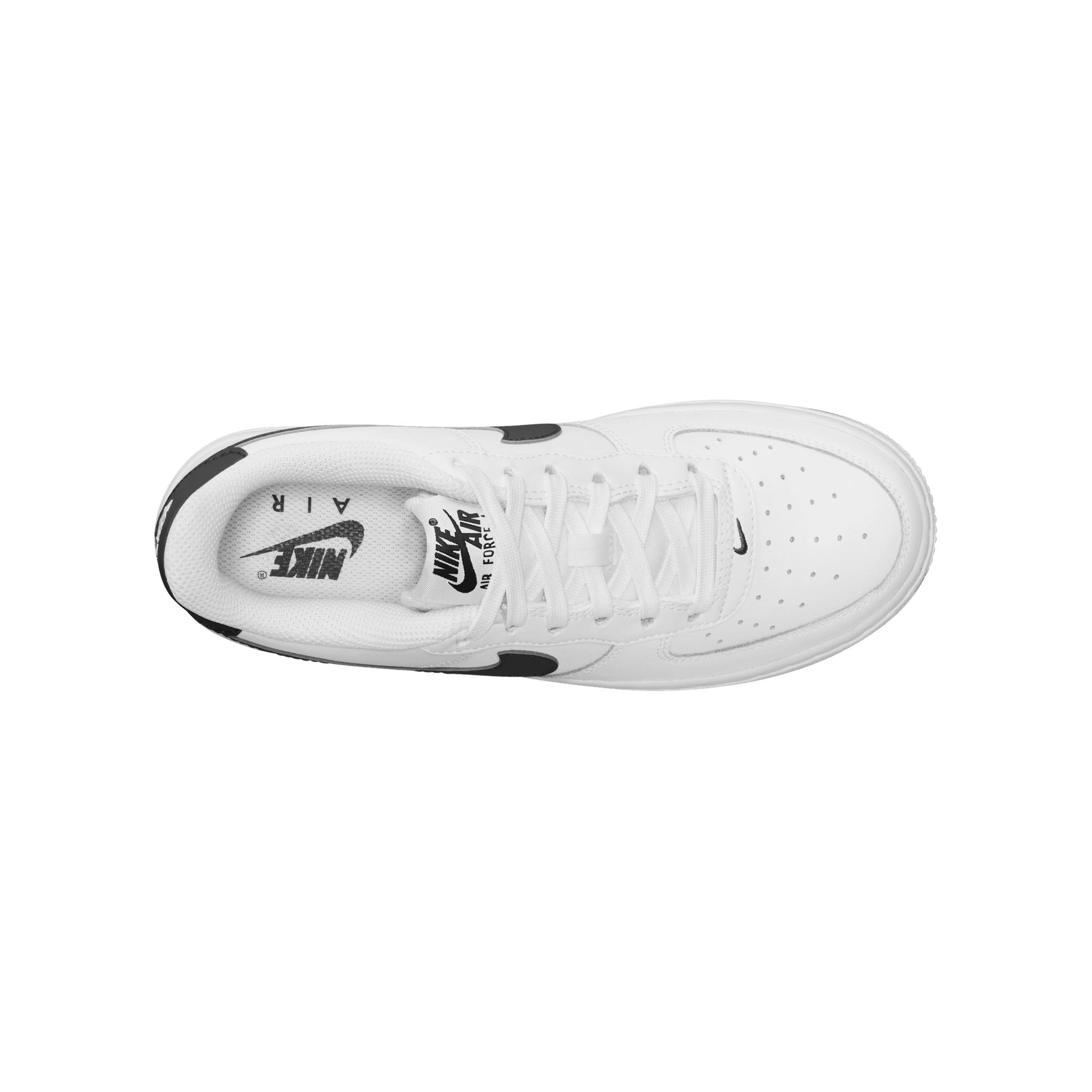 Big Kids' Nike Air Force 1 "White Black"