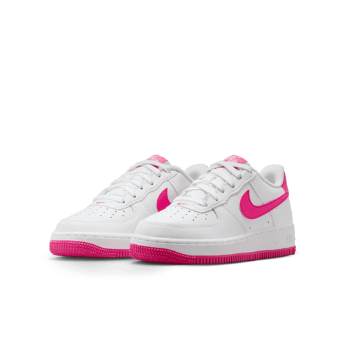 Big Kids' Nike Air Force 1 "White Laser Fuchsia"