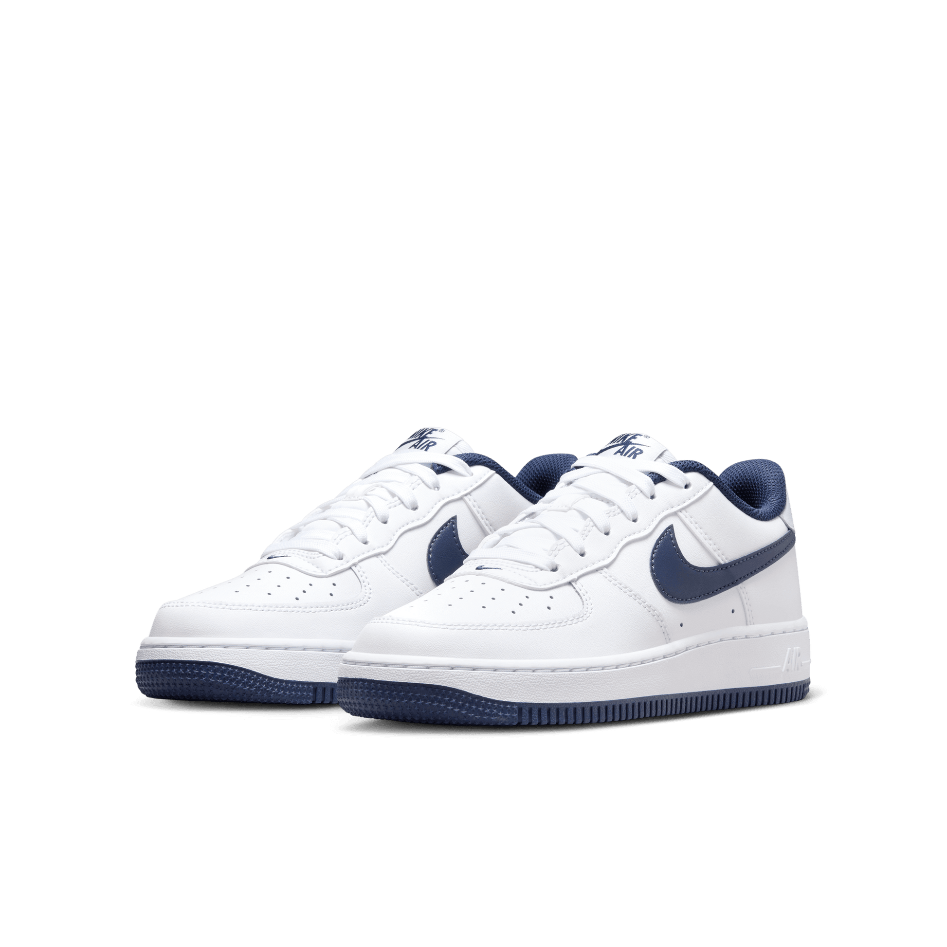 Little/Big Kids' Nike Air Force 1 LV8 "White Midnight Navy"