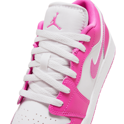 Big Kids' Air Jordan 1 Low "Fire Pink"