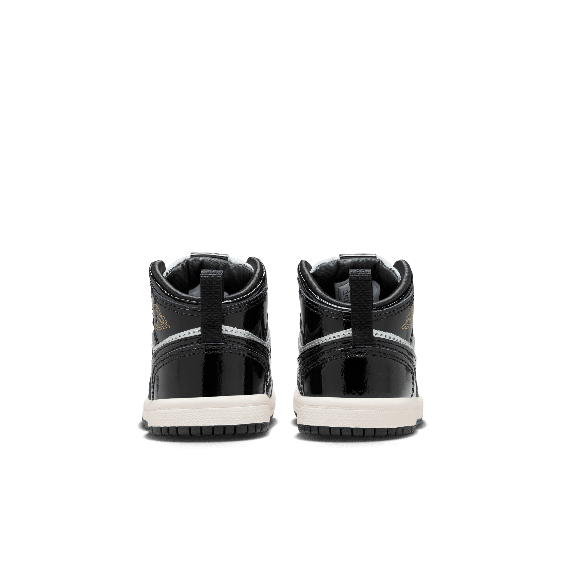 Baby/Toddler Jordan 1 Mid SE "Black Metallic Silver"