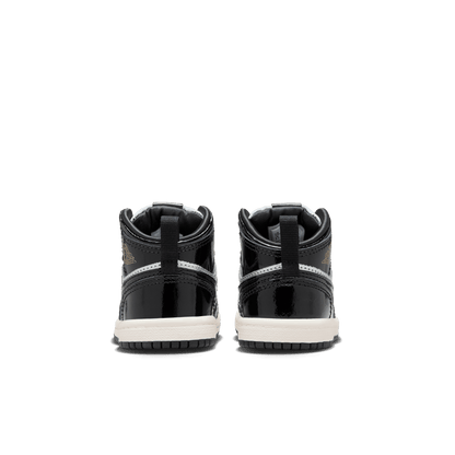 Baby/Toddler Jordan 1 Mid SE "Black Metallic Silver"