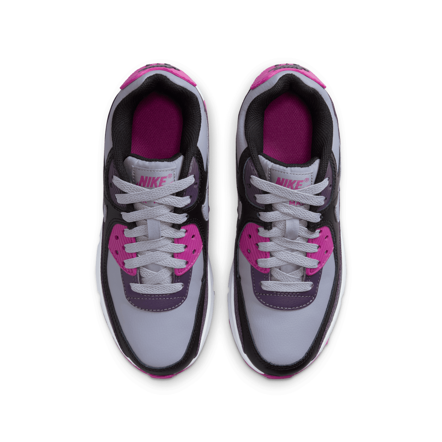 Big Kids' Nike Air Max 90 "Cement Grey Dark Raisin"