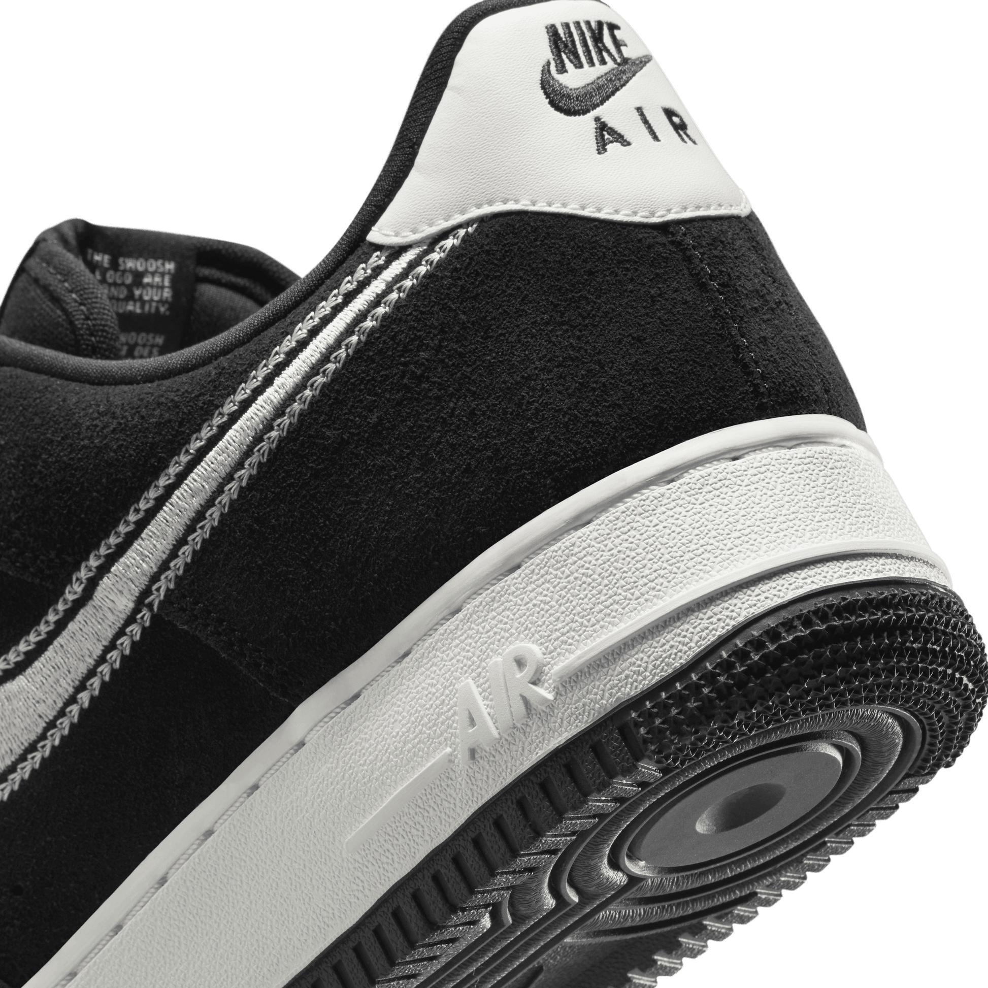 Men's Nike Air Force 1 '07 LV8 "Black Sail Embroidered"