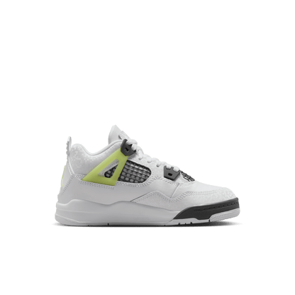 Little Kids' Jordan 4 Retro "Light Lemon Twist"