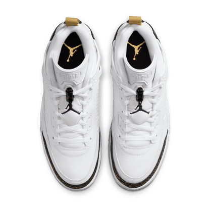 Men's Jordan Spizike Low "White Black Metallic Gold"