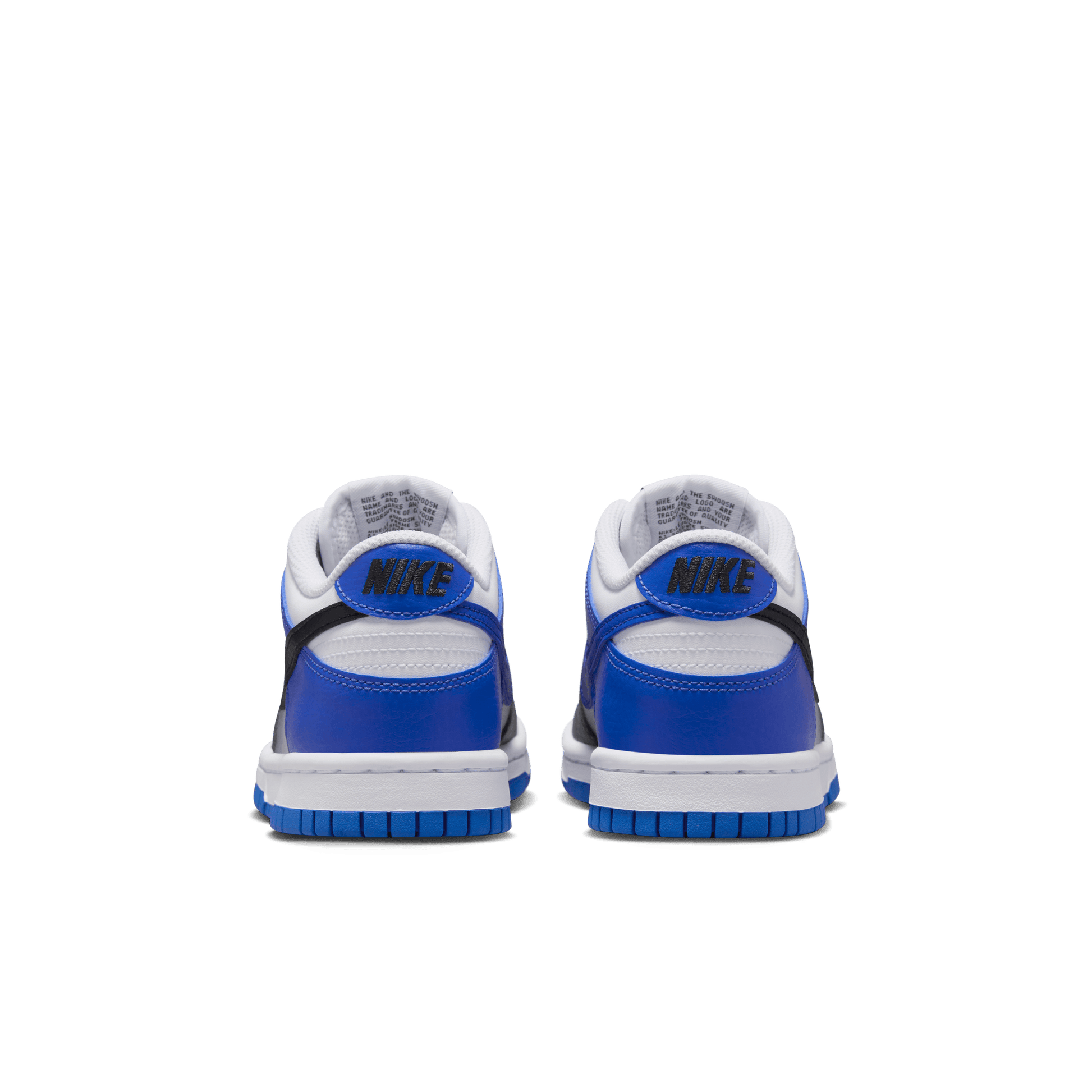 Big Kids' Nike Dunk Low "Game Royal White Black"