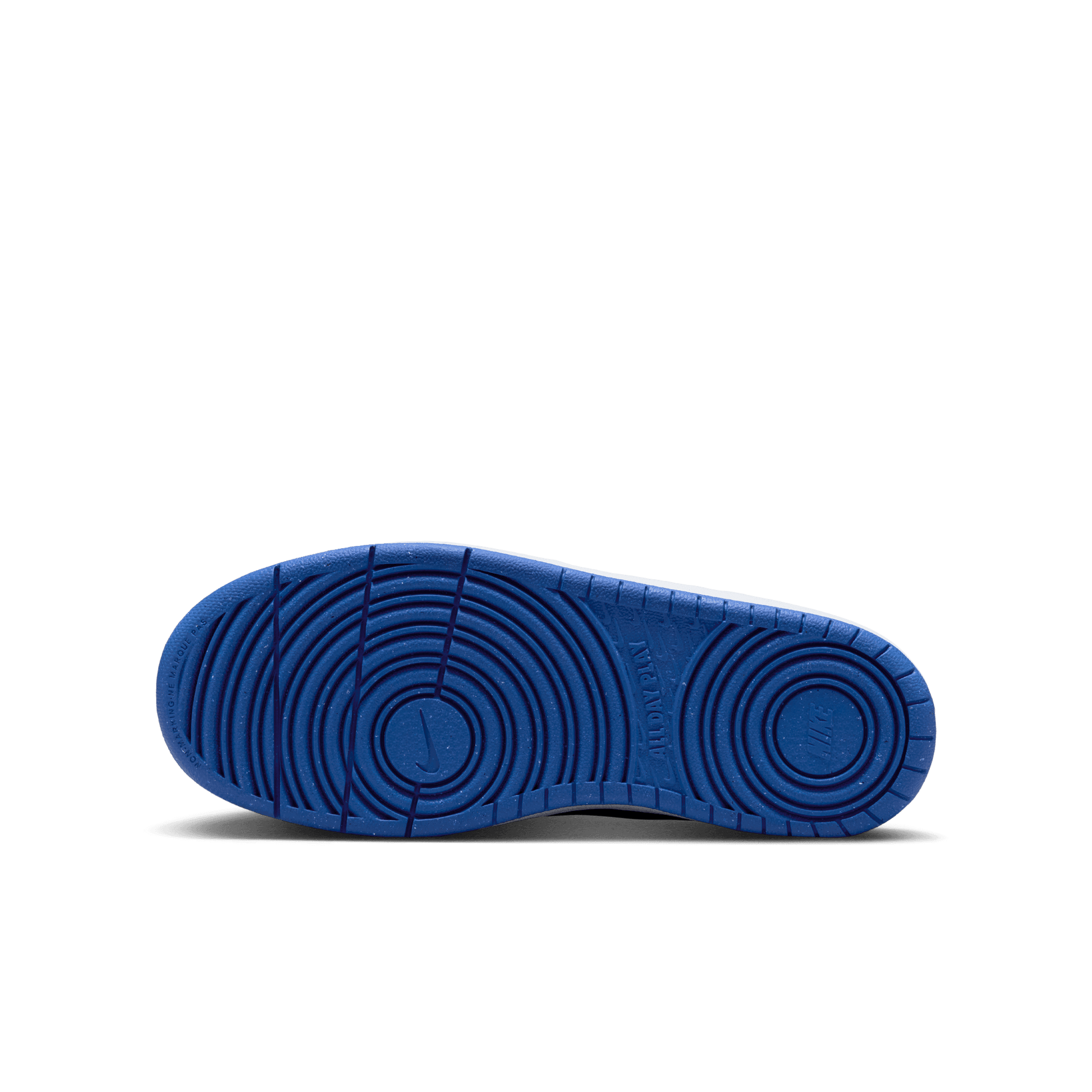 Big Kids' Nike Court Borough Low Recraft "Game Royal Black"