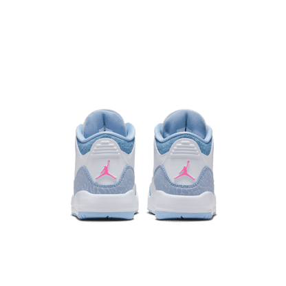 Little Kids' Jordan 3 Retro Shoes (PS) "White Cobalt Bliss"