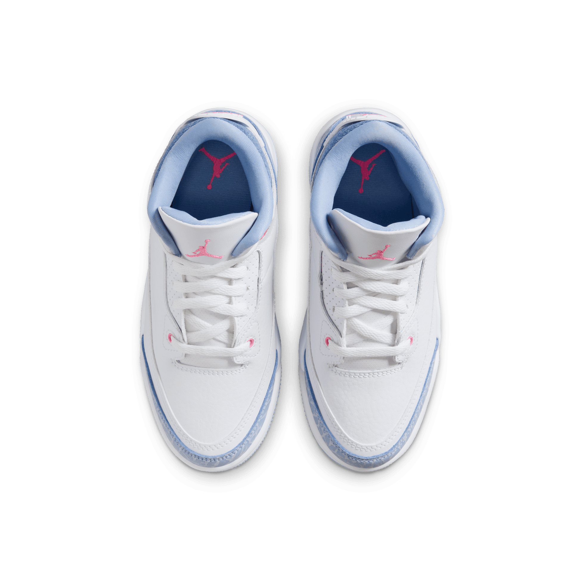 Little Kids' Jordan 3 Retro Shoes (PS) "White Cobalt Bliss"