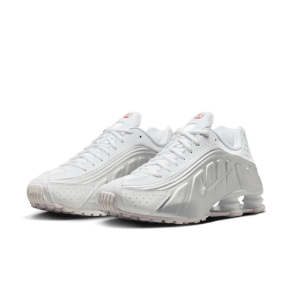 Men's Nike Shox R4 "White Metallic Silver"
