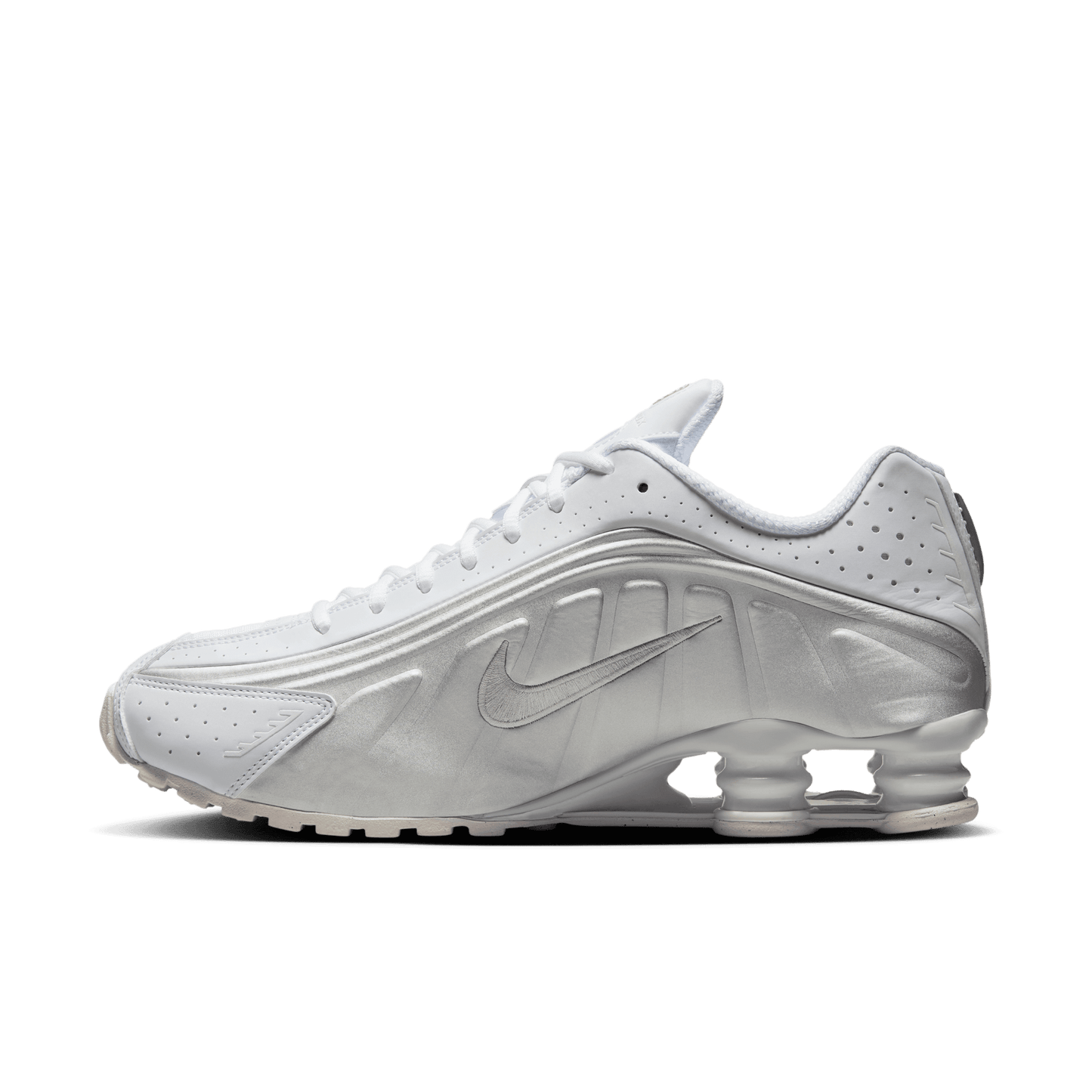Men's Nike Shox R4 "White Metallic Silver"