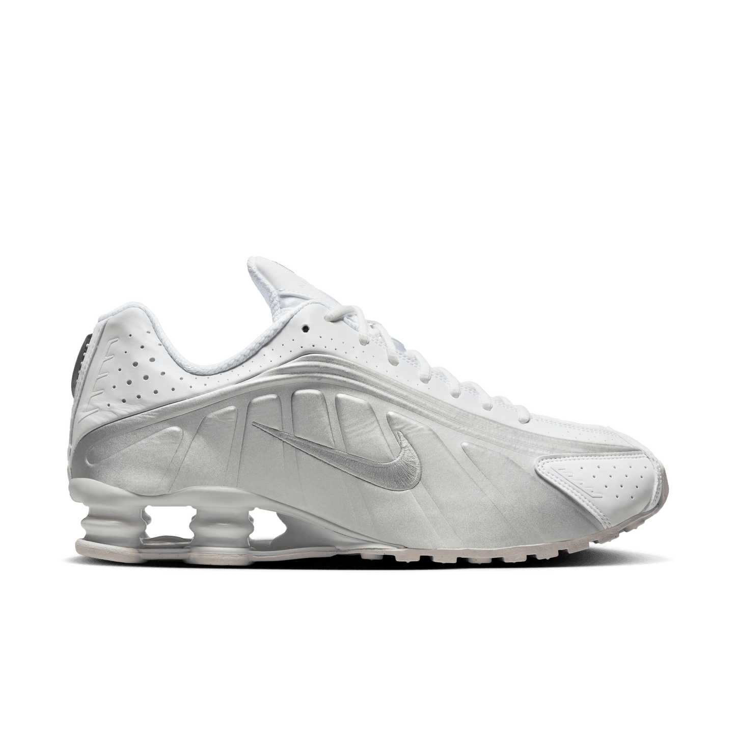 Men's Nike Shox R4 "White Metallic Silver"