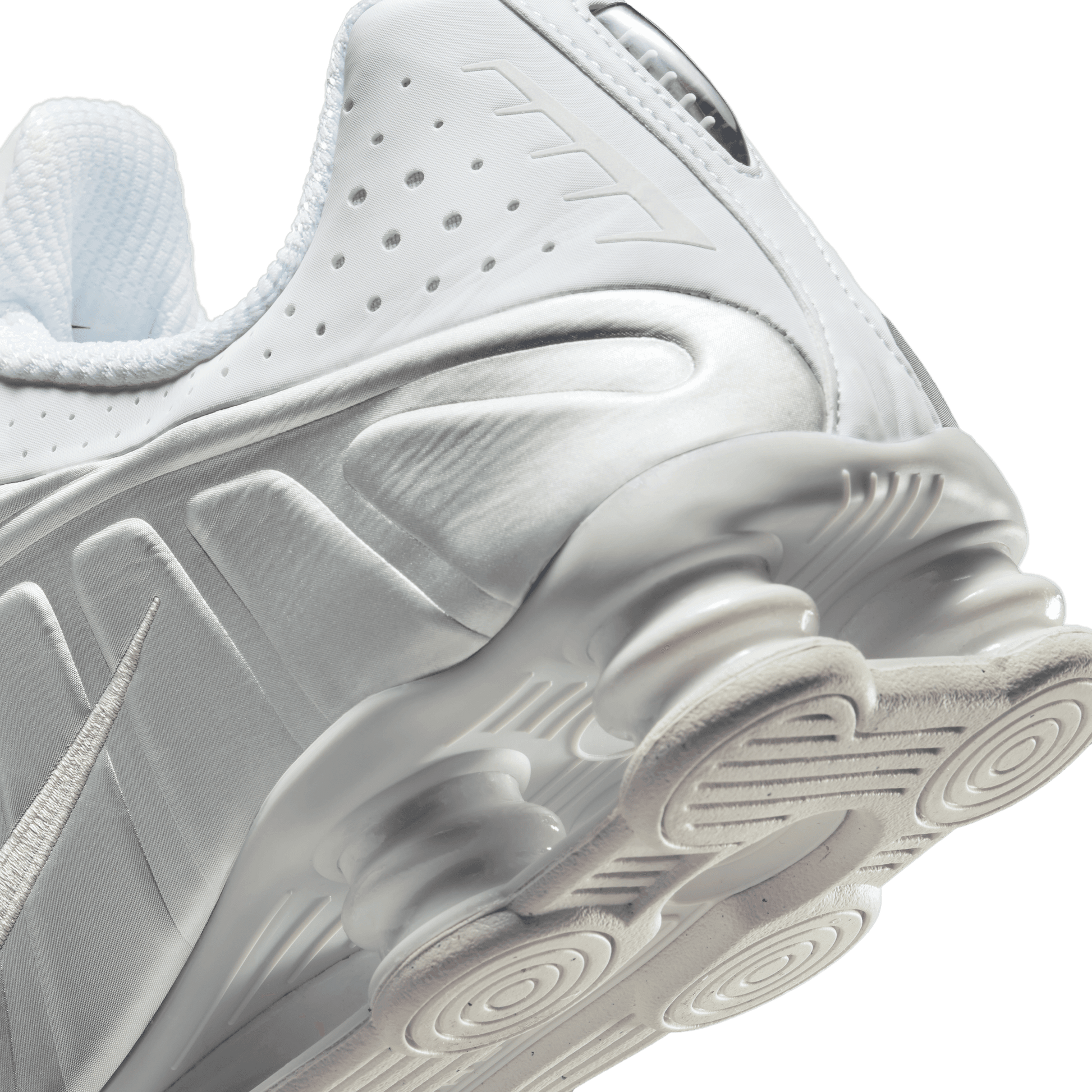 Men's Nike Shox R4 "White Metallic Silver"