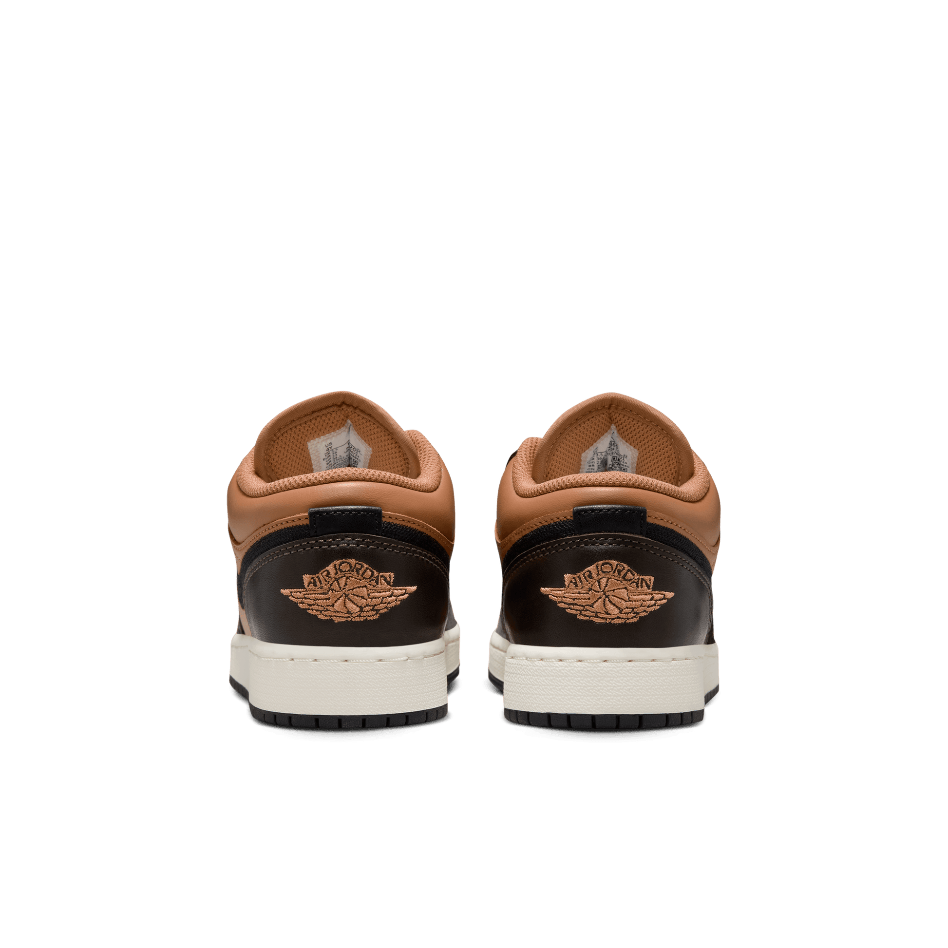 Big Kids' Air Jordan 1 Low SE BG "Flax Baroque Brown"