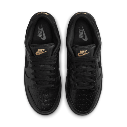 Women's Nike Dunk Low "Black Croc"